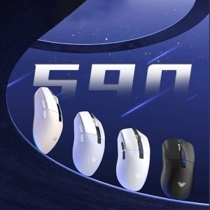 AULA 독거미 SC590 무선 3모드 경량화 전문 게이밍 마우스