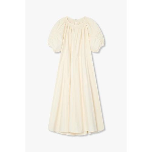 지컷 볼륨 슬리브 벨티드 원피스 7255237114