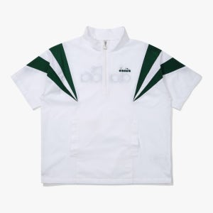 [DIADORA][DIADORA]그랜드슬램 에어리 하프 반팔 아노락 OFF WHITE(K1743121931060064WH01)