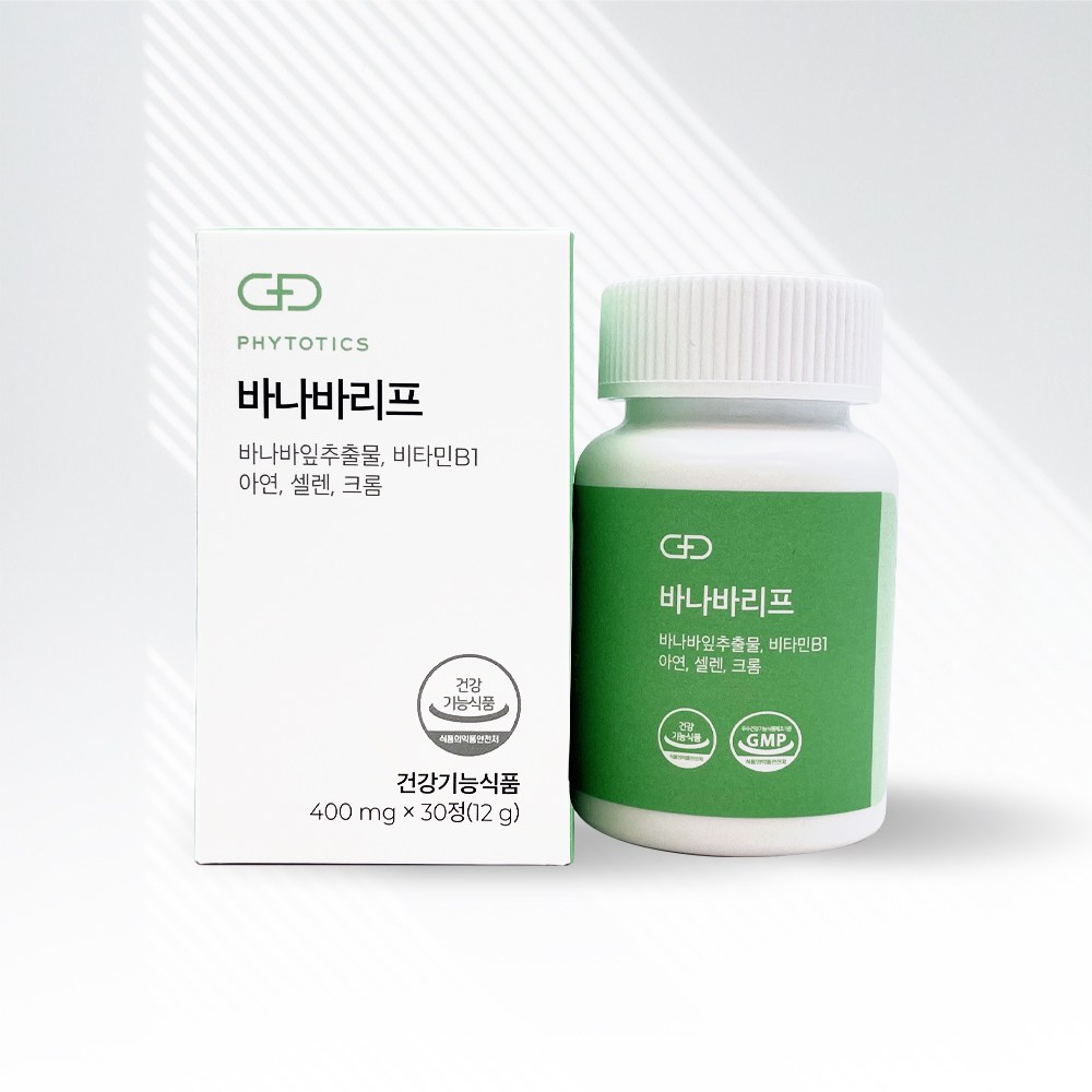 피토틱스 바나바리프 400mg x 30정  1개
