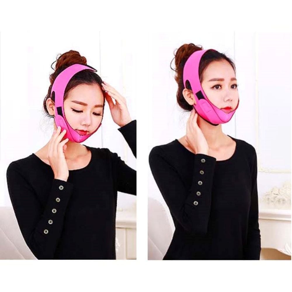 여자 이중 시스템 리프팅 <b>브이라인</b> 압박 보정 밴드 moa*6503<b>rQ</b>  핑크  1개