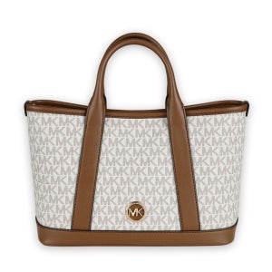 마이클코어스 30R4G99T1V 099 여성 루이자 미디엄 시그니처 로고 토 루이사 사첼 토트백 바닐라 브라운 25SS