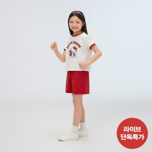 [스파오키즈][키즈] (산리오캐릭터즈) 반팔 상하세트 SPSMF37KG1