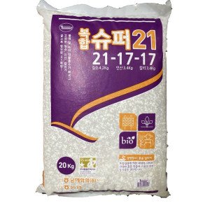 슈퍼21 제2종 복합비료 20kg 21-17-17