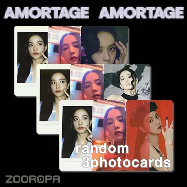 指数 JISOO AMORTAGE フォトカード