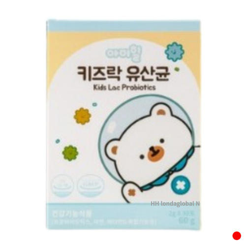 <b>아이힐</b> 키즈락 유산균 유아 비타민D 아연 장건강 30포