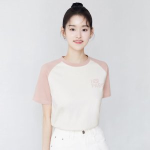 마리끌레르 [박환희PICK] 파리 프레첼 나그랑 반팔 티셔츠(MAFBTS21MPK)
