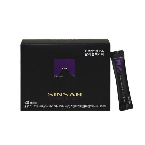 블루파크 신산 <b>발리</b> 블랙커피 2g, 20개입, 1개