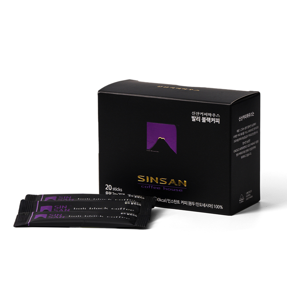 블루파크 신산 <b>발리</b> 블랙커피 2g, 20개입, 1개