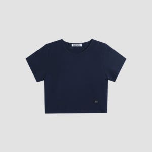 오가닉 크롭 티셔츠 (4color)