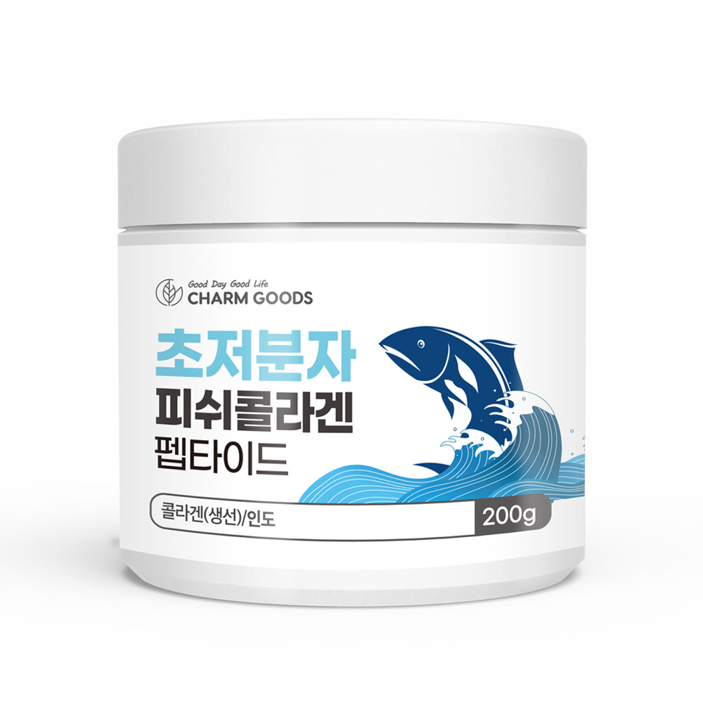 참굿즈 초저분자 피쉬<b>콜라겐</b> 펩타이드 <b>200g</b>, 2개
