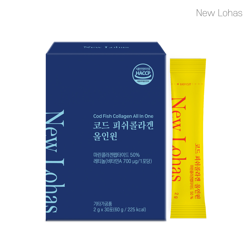 뉴로하스 코드 피쉬콜라겐 올인원 2g x 30포, 5개