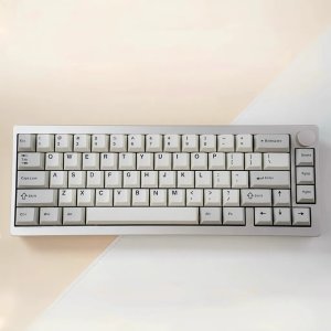 에포메이커 EPOMAKER P65 퍼플축 3모드 커스텀 기계식 키보드 가스켓 게임 RGB 노브 알루미늄