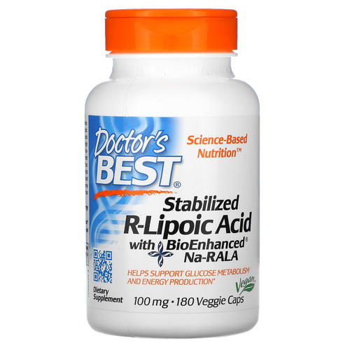 닥터스베스트 스테빌라이즈 알파리포산 바이오인핸스드 Na-<b>RALA</b> 100mg 180정