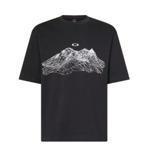 오클리 그래픽 티셔츠 OAKLEY WIRED MTN SCAPE TEE BLACKOUT