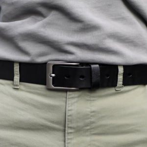 [크로노스] CRBT115-BK 천연가죽 남자 벨트 5005278230