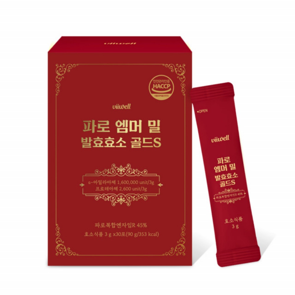 파로 곡물 발효 효소 역가수치 높은 소화효소 엔자임 이탈리아  1박스  30회분