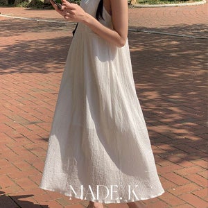 내일도착 롱원피스 [MADE/10만장돌파] 베러즈 데일리 뷔스티에 원피스 부유방커버 (S-L/바캉스룩/휴가룩/휴양지룩/데이트룩/나시원피스/레이어드원피스/휴양지원피스)