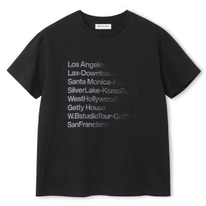 [Millo Archive, 밀로 아카이브] 페이디드 로스앤젤레스 티셔츠,Faded Los Angeles T-Shirts [Black]
