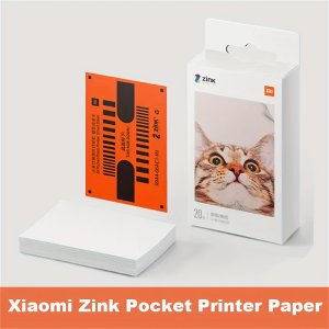 샤오미 Zink 포켓 프린터 용지, 10/ 팩, 2x3 인치, 50mm*76mm, 고광택 마감, 샤오미 휴대용 사진 프린터, 사무용품과 호환