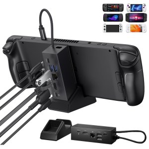 스팀덱 독 모듈러 도킹스테이션 JSAUX ROG ALLY 리전고 UMPC 호환  1개