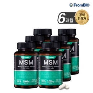 프롬바이오 프리미엄 MSM 2000 비타민D MAX 60정x6박스/6개월
