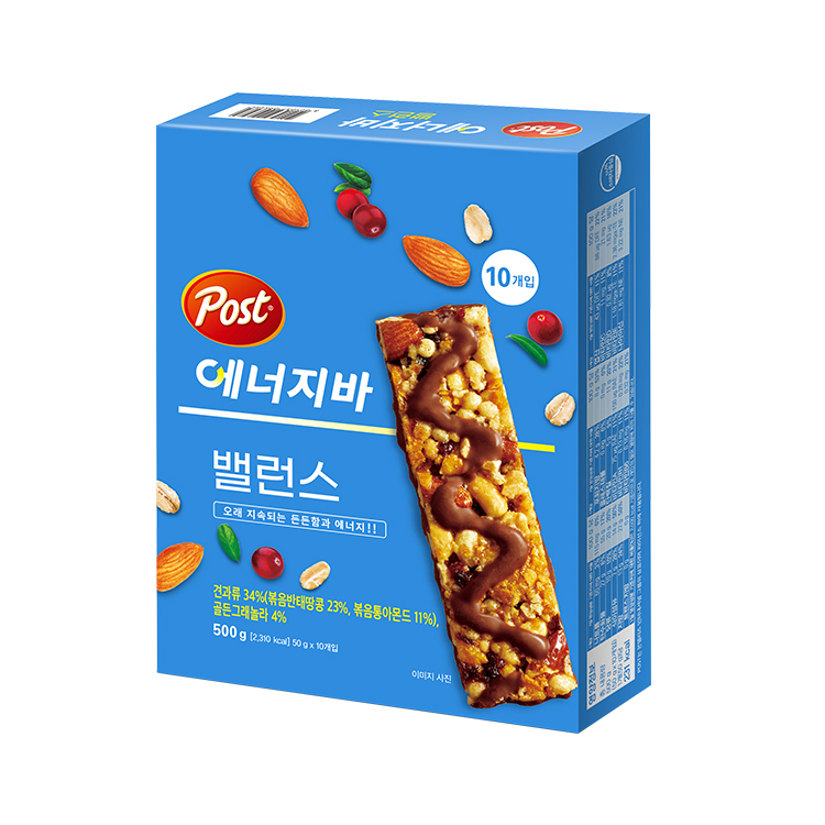 에스앤푸드 포스트 에너지바 밸런스