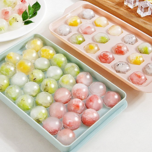 동글동글 예쁜 홈카페 칵테일 커피 얼음 만들기 트레이