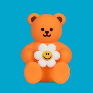 터치 무드등 - Smile & Wiggle Bear, 집들이선물 무선 곰돌이 생일 침실조명