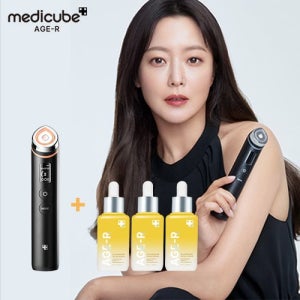 메디큐브 (방송에서만)메디큐브 에이지알 부스터 프로(블랙) + 글루타치온 앰플 50ml 3개