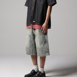 [디키즈] 게리빌 더블니 데님 쇼츠 Tinted Denim DK0A87SNL27
