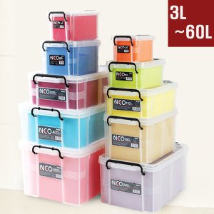 코멕스 코멕스 네오박스 400 (40L) 멀티수납함 장난감 소품 다용도 정리함 리빙박스 무료배송 3~60리터 모음전
