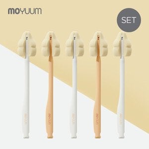 모윰 롱핸들 스펀지 젖병젖꼭지솔 5p 세트