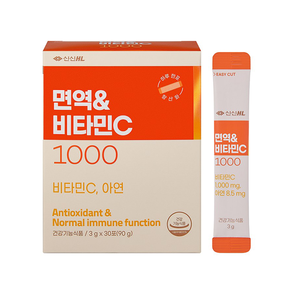 <b>신신제약</b> 면역&amp;<b>비타민C</b>1000 (30포/1개월분)  1개  30회분