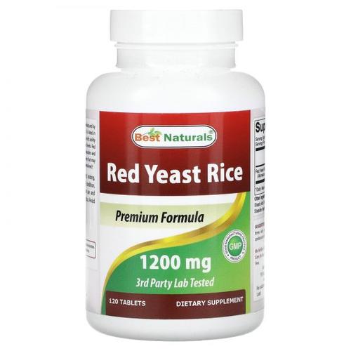 Best Naturals, 홍국, 1,200mg, 120정