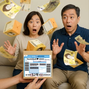 🎉돈이 팡팡 터지는 이색 용돈이벤트 택배 용돈박스🎉, 솜씨가치