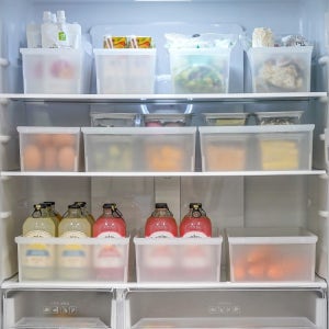 국내생산 손잡이 멀티 냉장고 정리함 트레이 대6개