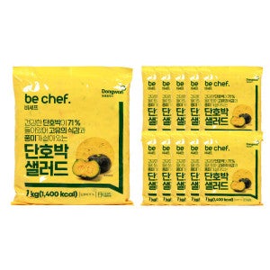 동원홈푸드 동원홈푸드 비셰프 단호박샐러드 1kg /냉장 한박스 (1kg x 10ea)-아이스박스무료 /소비기한 25.09.16