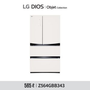 LG 오브제 매직스페이스 565리터 김치냉장고 글라스 베이지 Z564GBB343
