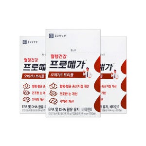 종근당건강 프로메가 오메가3 트리플 654mg 60캡슐 3개/mj