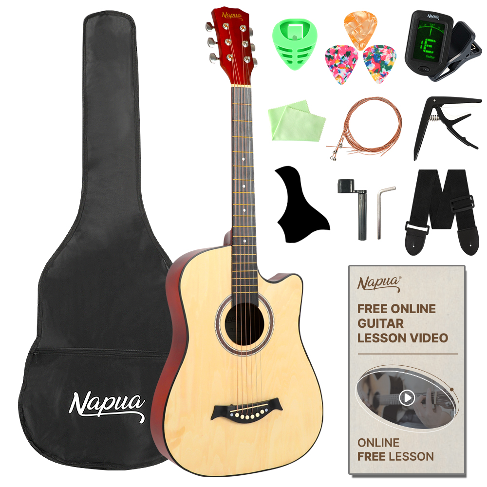 나푸아 입문용 통기타 입문 연습용 어린이 여성용 미니기타 독학 NG127