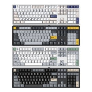 한성컴퓨터 GK798PRO 유무선 기계식 오션 화이트 (라벤더 또각)