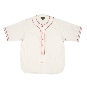 [ 나이젤카본 ],Baseball Shirt S/S Type2 Off White