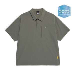 내셔널지오그래픽 [무료교환&반품] N252MTS880 프로즌큐브 반팔 카라티셔츠 KHAKI