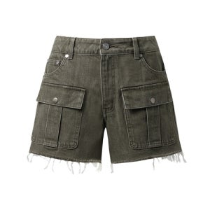 [에르에르] Military shorts Khaki EDS1PT01KH