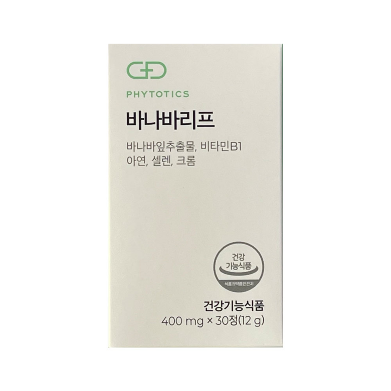 피토틱스 바나바리프 400mg x 30정  1개