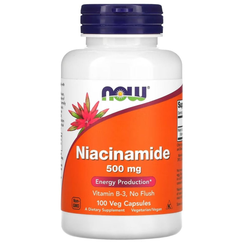 나우푸드 나아<b>아신</b>아마이드 비타민 B3 노 <b>플러시</b> <b>500mg</b> 100정