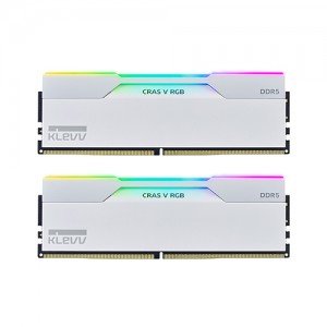 ESSENCORE KLEVV DDR5-6000 CL30 CRAS V RGB WHITE AMD 패키지 서린 (32GB(16Gx2))
