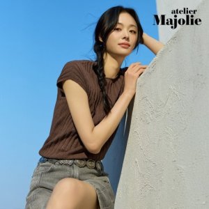 아뜰리에마졸리 25SS 유러피안 린넨 플리츠 니트탑 3종 [런칭 가격 89,900원] TV상품