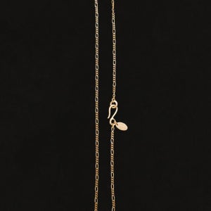 마르타 925 Silver. Figaro Necklace Gold